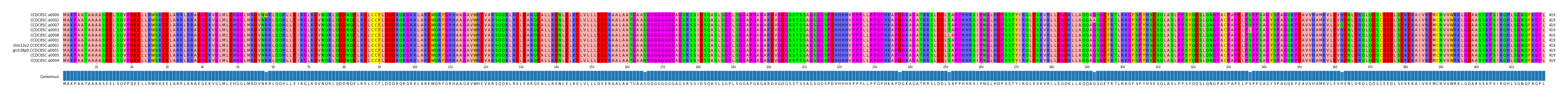 Multiple Alignments (by translate haplotype similarity)