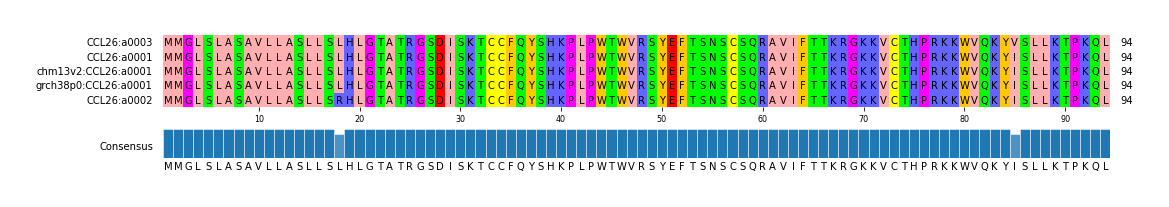 Multiple Alignments (by translate haplotype similarity)