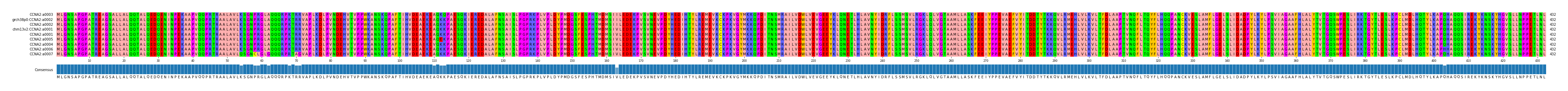 Multiple Alignments (by translate haplotype similarity)