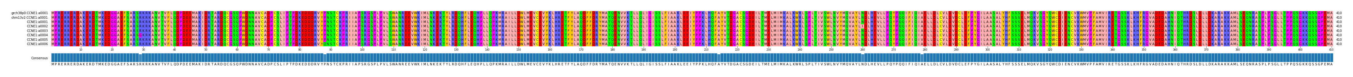 Multiple Alignments (by translate haplotype frequency)