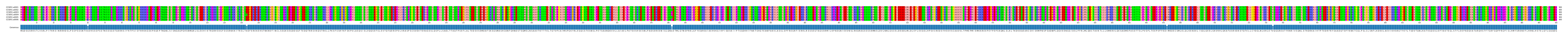 Multiple Alignments (by translate haplotype frequency)