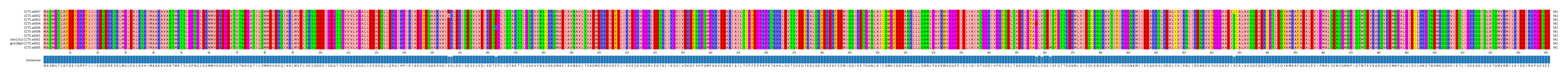 Multiple Alignments (by translate haplotype similarity)