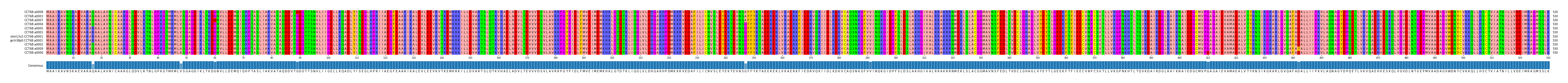 Multiple Alignments (by translate haplotype similarity)