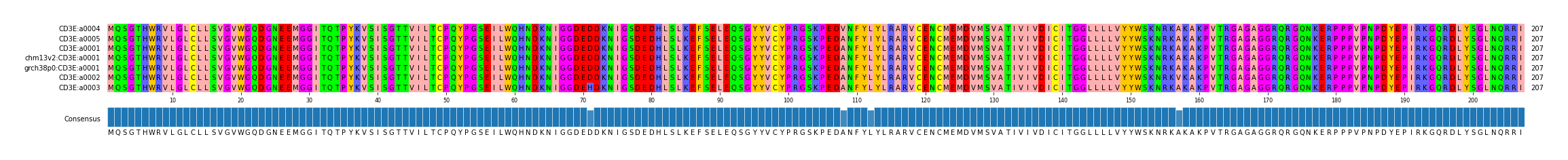 Multiple Alignments (by translate haplotype similarity)