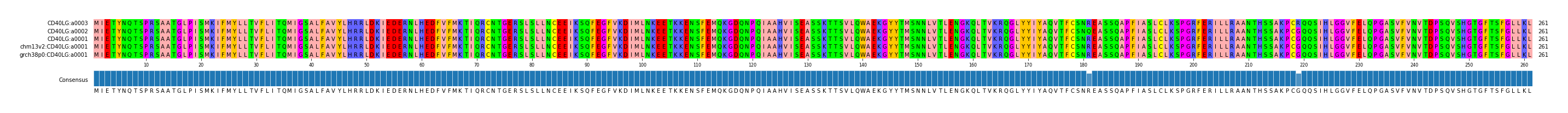 Multiple Alignments (by translate haplotype similarity)