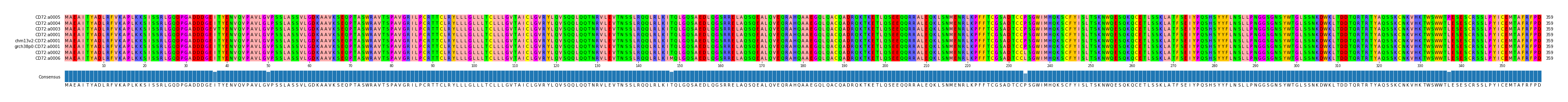Multiple Alignments (by translate haplotype similarity)