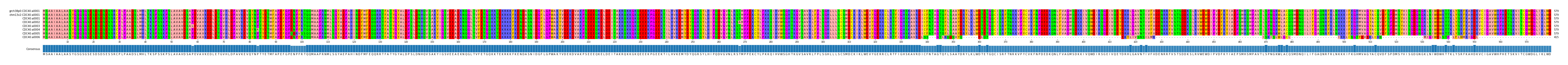Multiple Alignments (by translate haplotype frequency)