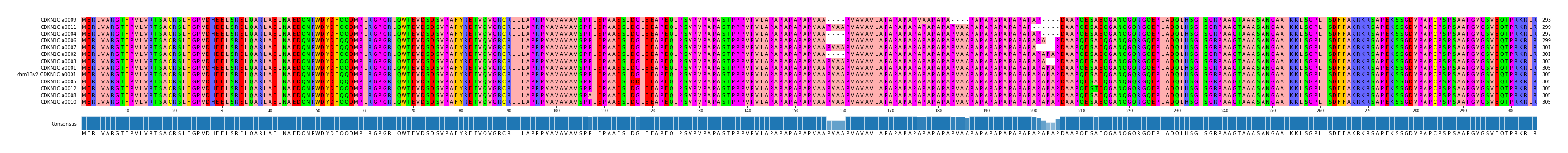 Multiple Alignments (by translate haplotype similarity)