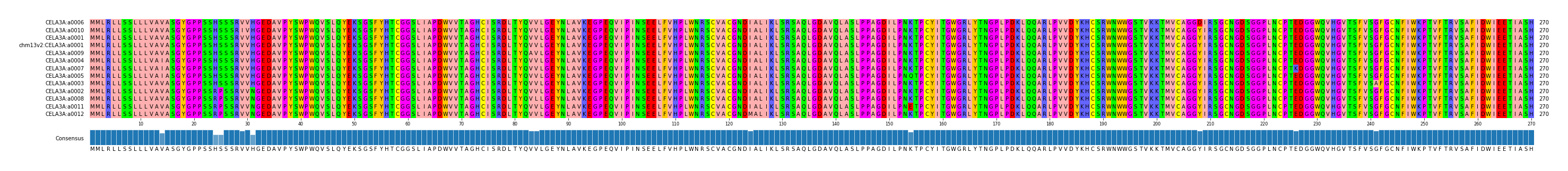Multiple Alignments (by translate haplotype similarity)
