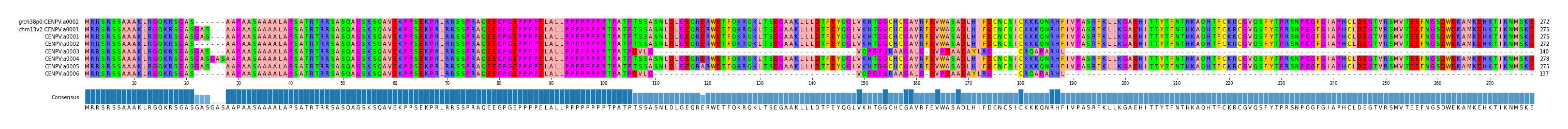 Multiple Alignments (by translate haplotype frequency)