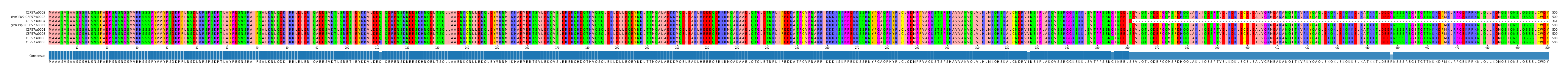 Multiple Alignments (by translate haplotype similarity)