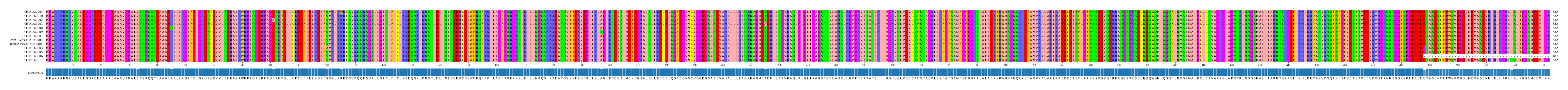 Multiple Alignments (by translate haplotype similarity)