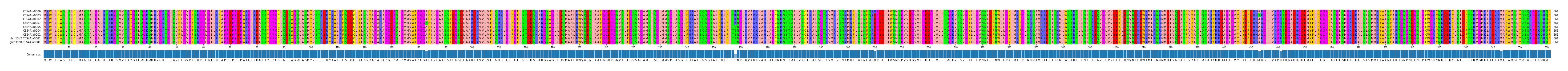 Multiple Alignments (by translate haplotype similarity)