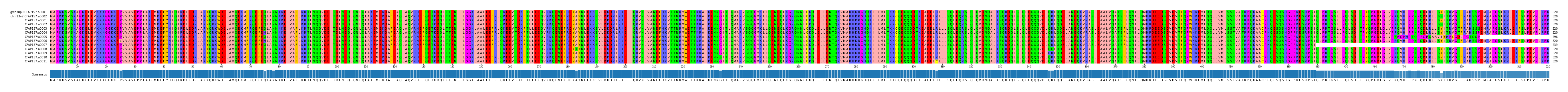 Multiple Alignments (by translate haplotype frequency)