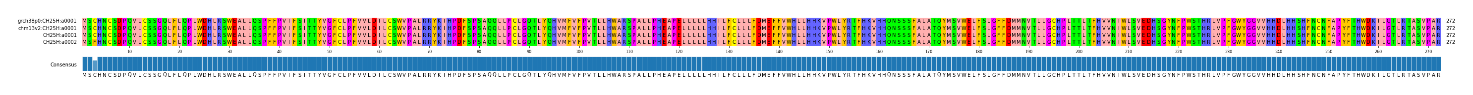 Multiple Alignments (by translate haplotype similarity)