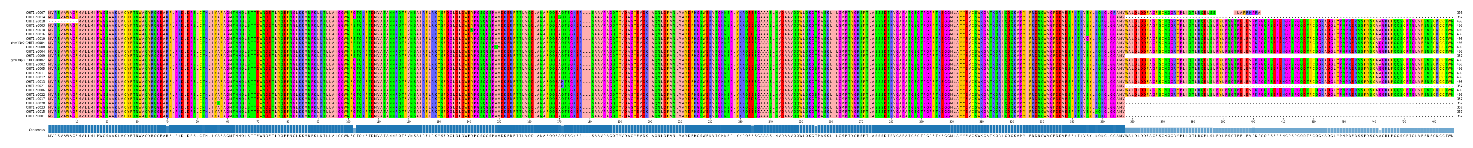 Multiple Alignments (by translate haplotype similarity)