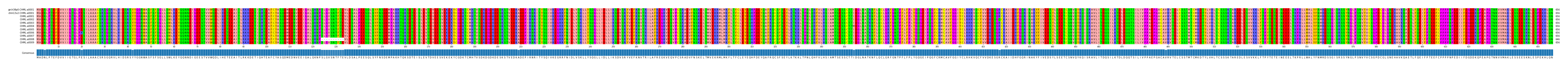 Multiple Alignments (by translate haplotype frequency)