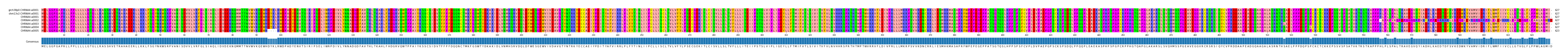 Multiple Alignments (by translate haplotype frequency)