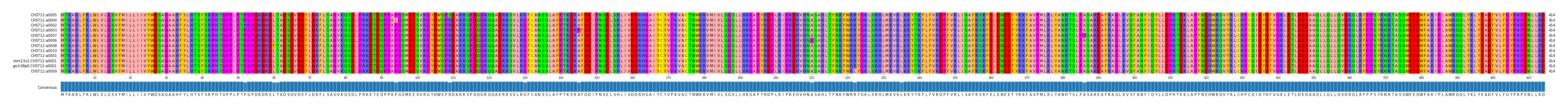 Multiple Alignments (by translate haplotype similarity)