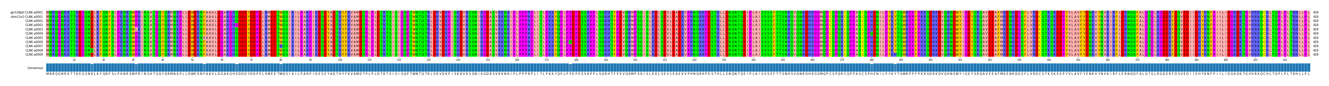 Multiple Alignments (by translate haplotype frequency)