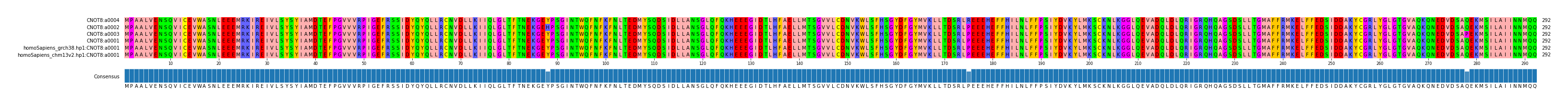 Multiple Alignments (by translate haplotype similarity)
