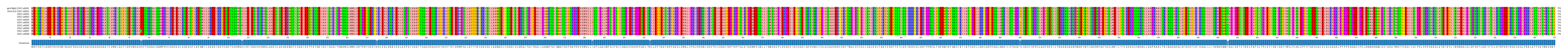 Multiple Alignments (by translate haplotype frequency)