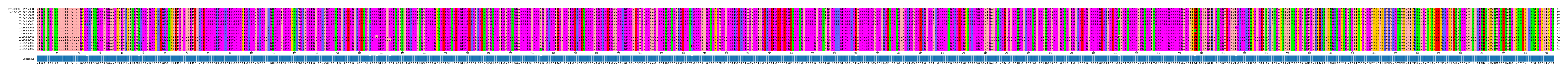 Multiple Alignments (by translate haplotype frequency)