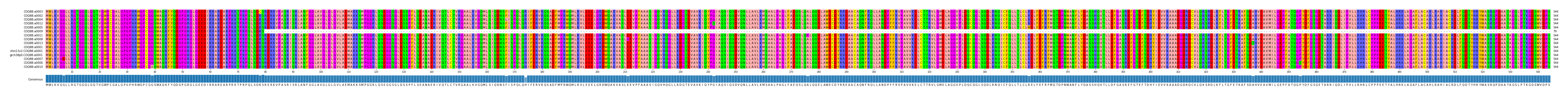 Multiple Alignments (by translate haplotype similarity)