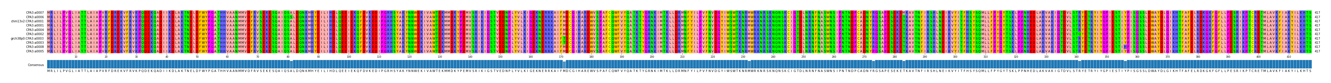 Multiple Alignments (by translate haplotype similarity)