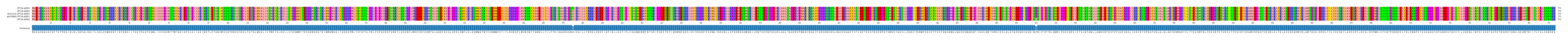 Multiple Alignments (by translate haplotype similarity)