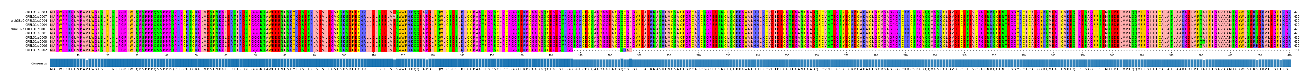 Multiple Alignments (by translate haplotype similarity)