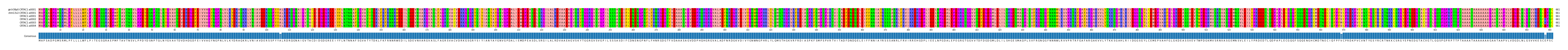 Multiple Alignments (by translate haplotype frequency)