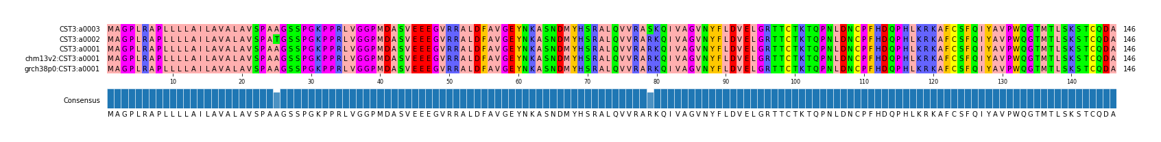 Multiple Alignments (by translate haplotype similarity)