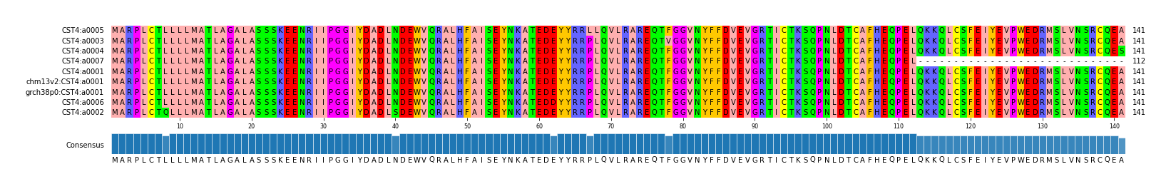 Multiple Alignments (by translate haplotype similarity)
