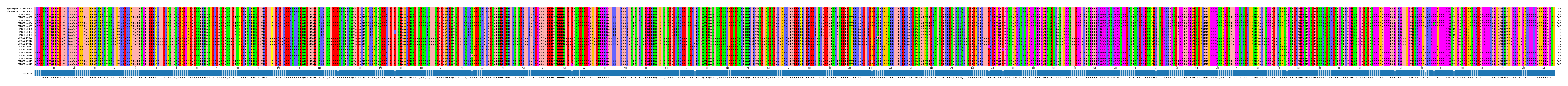 Multiple Alignments (by translate haplotype frequency)