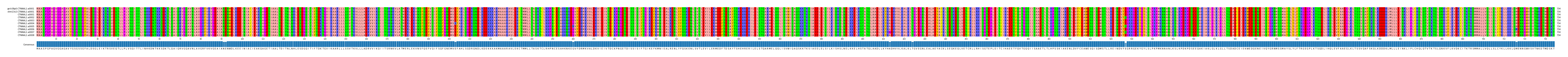Multiple Alignments (by translate haplotype frequency)