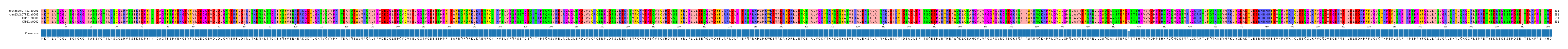 Multiple Alignments (by translate haplotype similarity)