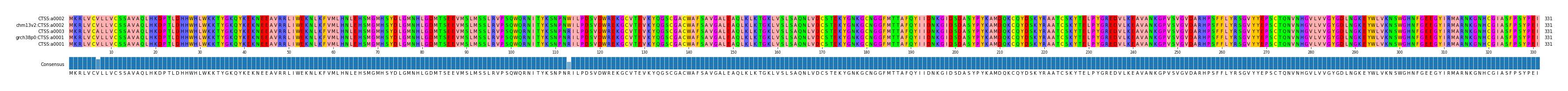 Multiple Alignments (by translate haplotype similarity)