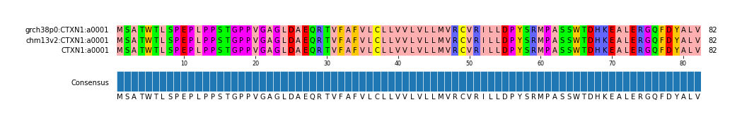 Multiple Alignments (by translate haplotype similarity)