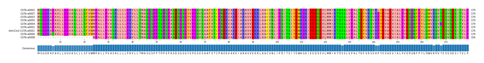 Multiple Alignments (by translate haplotype similarity)