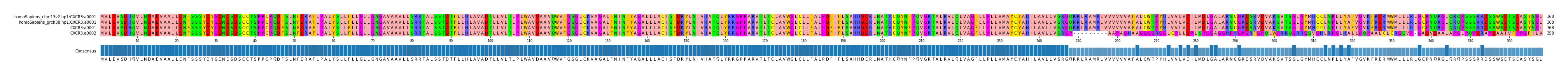 Multiple Alignments (by translate haplotype similarity)