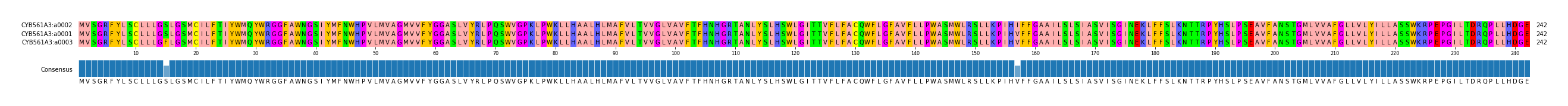 Multiple Alignments (by translate haplotype similarity)