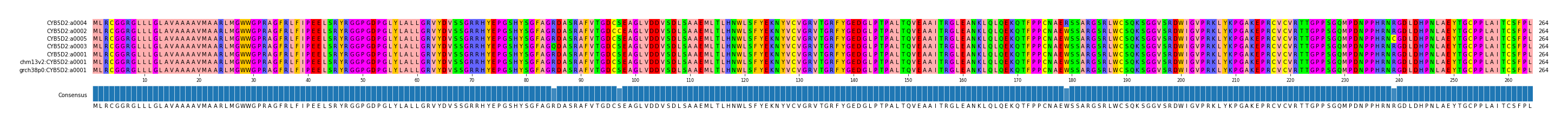 Multiple Alignments (by translate haplotype similarity)
