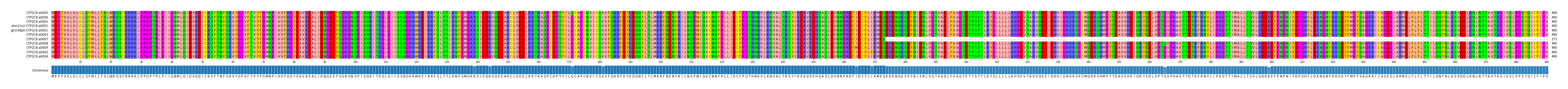 Multiple Alignments (by translate haplotype similarity)