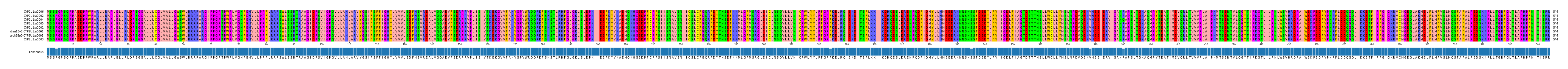 Multiple Alignments (by translate haplotype similarity)