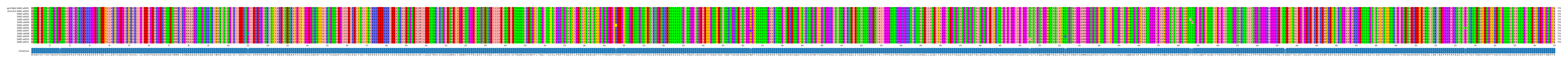Multiple Alignments (by translate haplotype frequency)