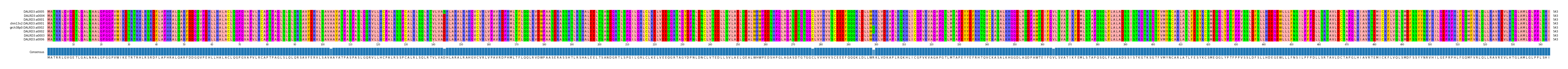 Multiple Alignments (by translate haplotype similarity)