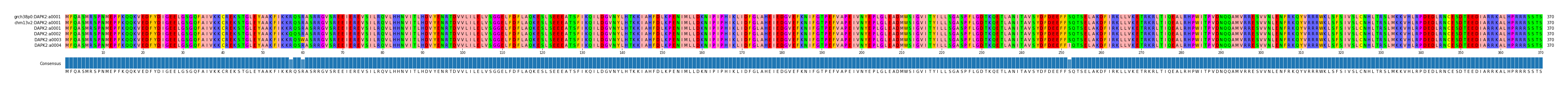 Multiple Alignments (by translate haplotype frequency)