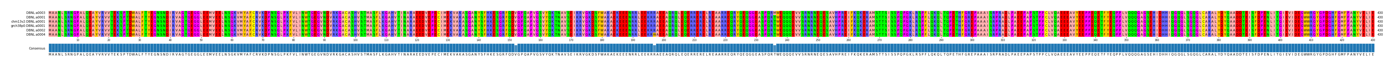 Multiple Alignments (by translate haplotype similarity)