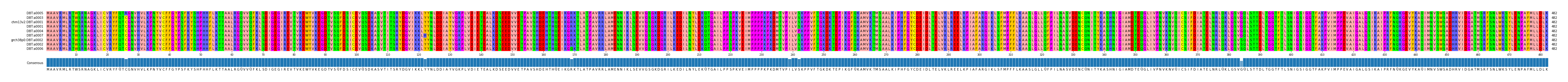 Multiple Alignments (by translate haplotype similarity)
